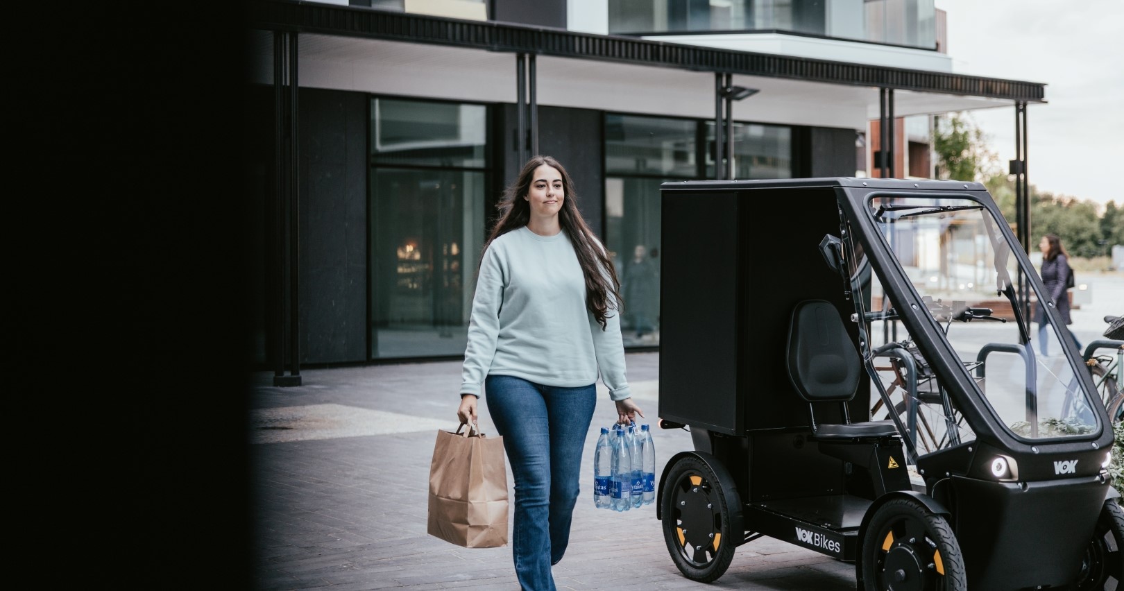 Grocery delivery with Vok cargo bike